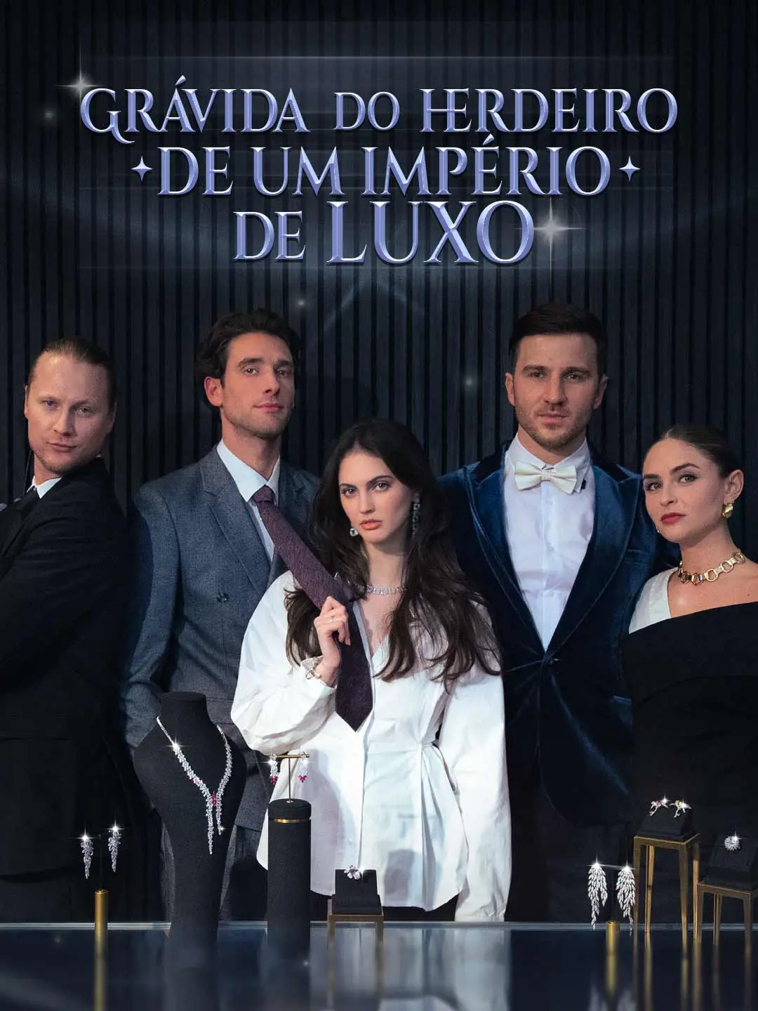 Capa da minissérie Grávida do herdeiro de um império de luxo