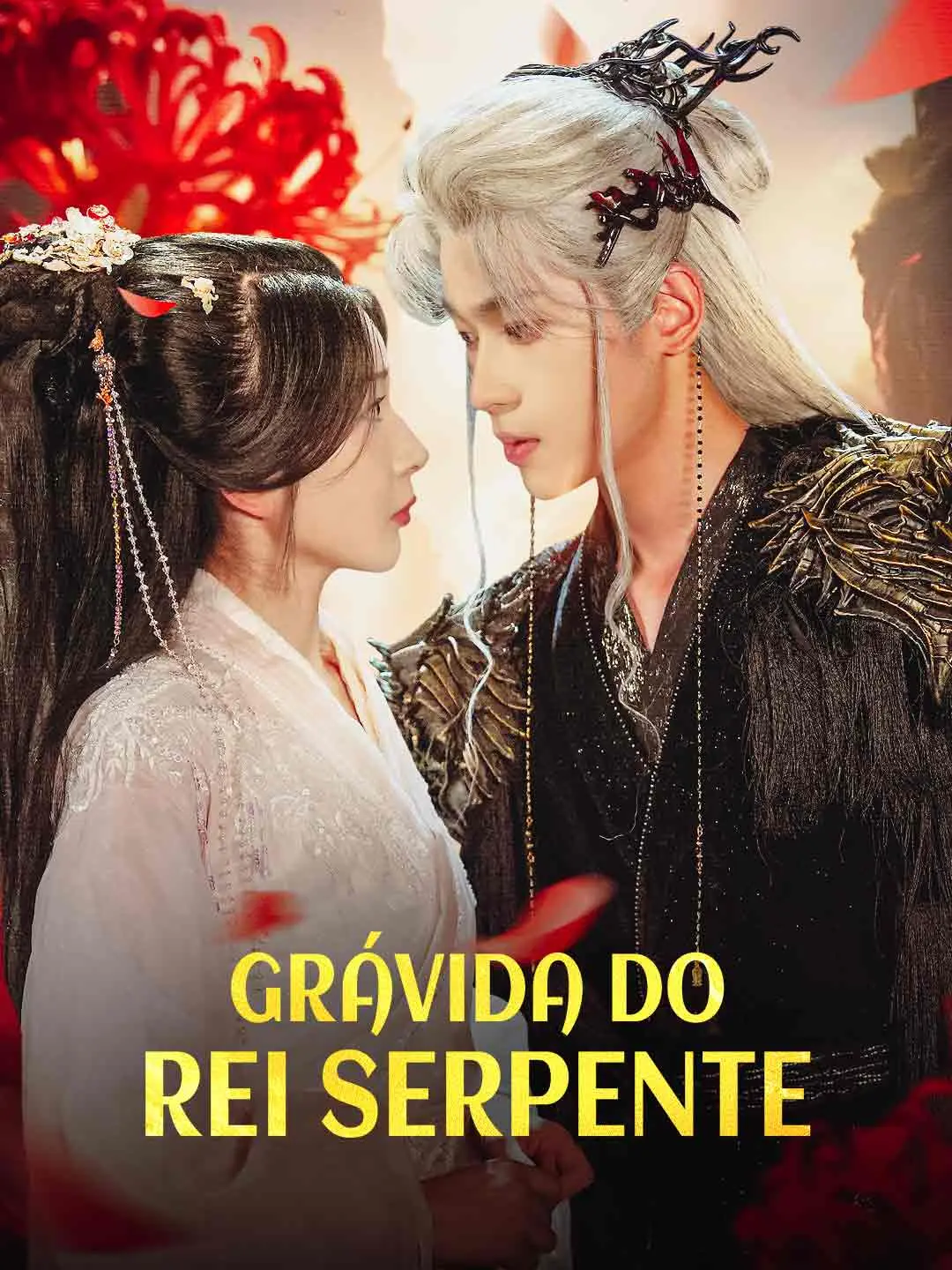 Capa da minissérie Grávida do rei serpente