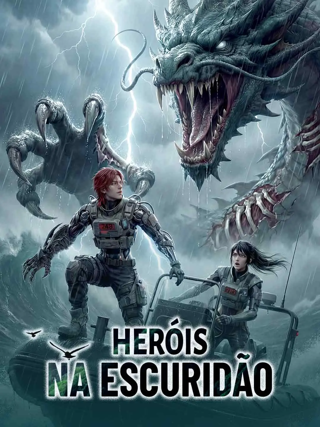 Capa da minissérie Heróis na Escuridão