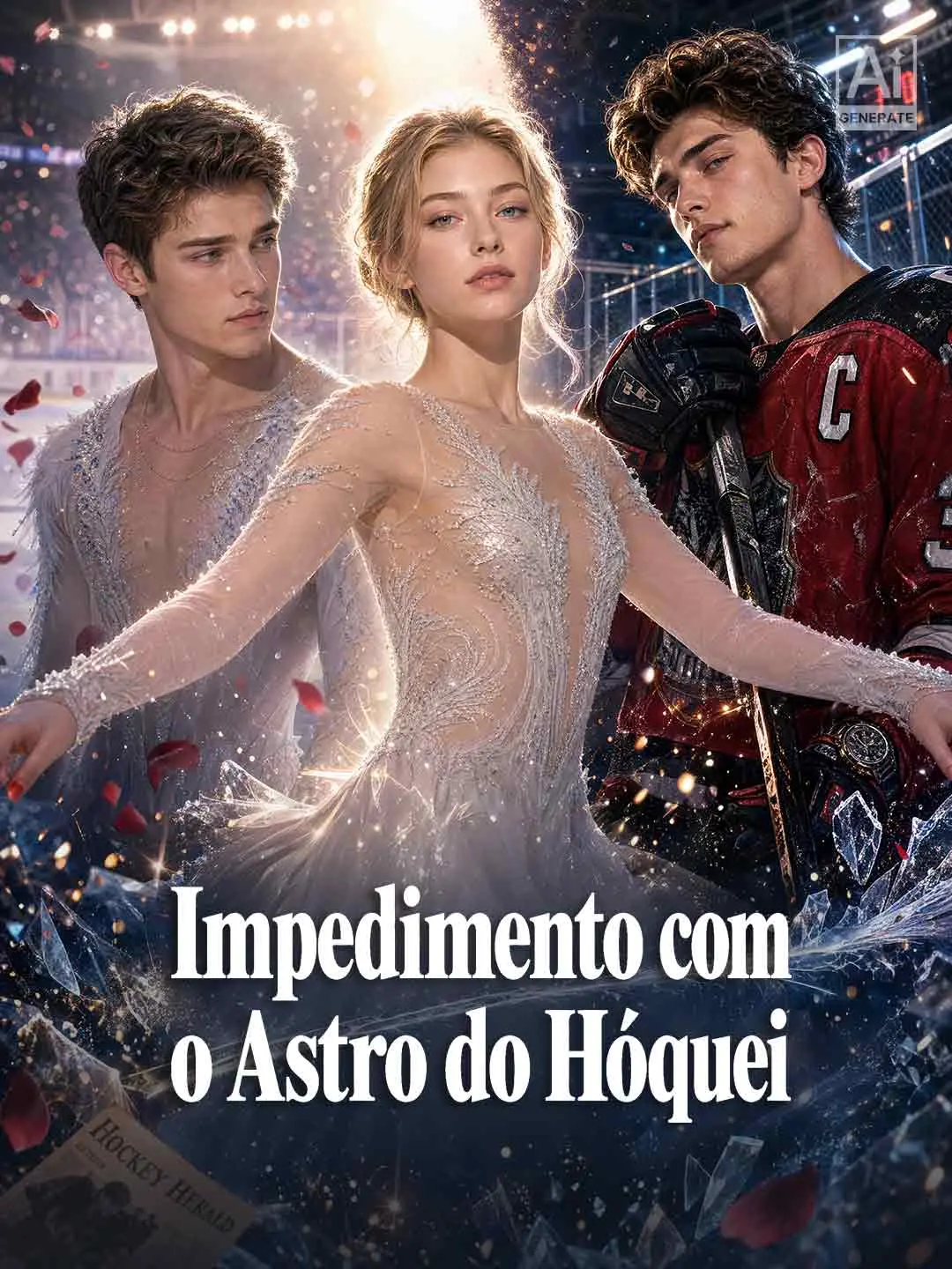 Capa da minissérie Impedimento com o Astro do Hóquei