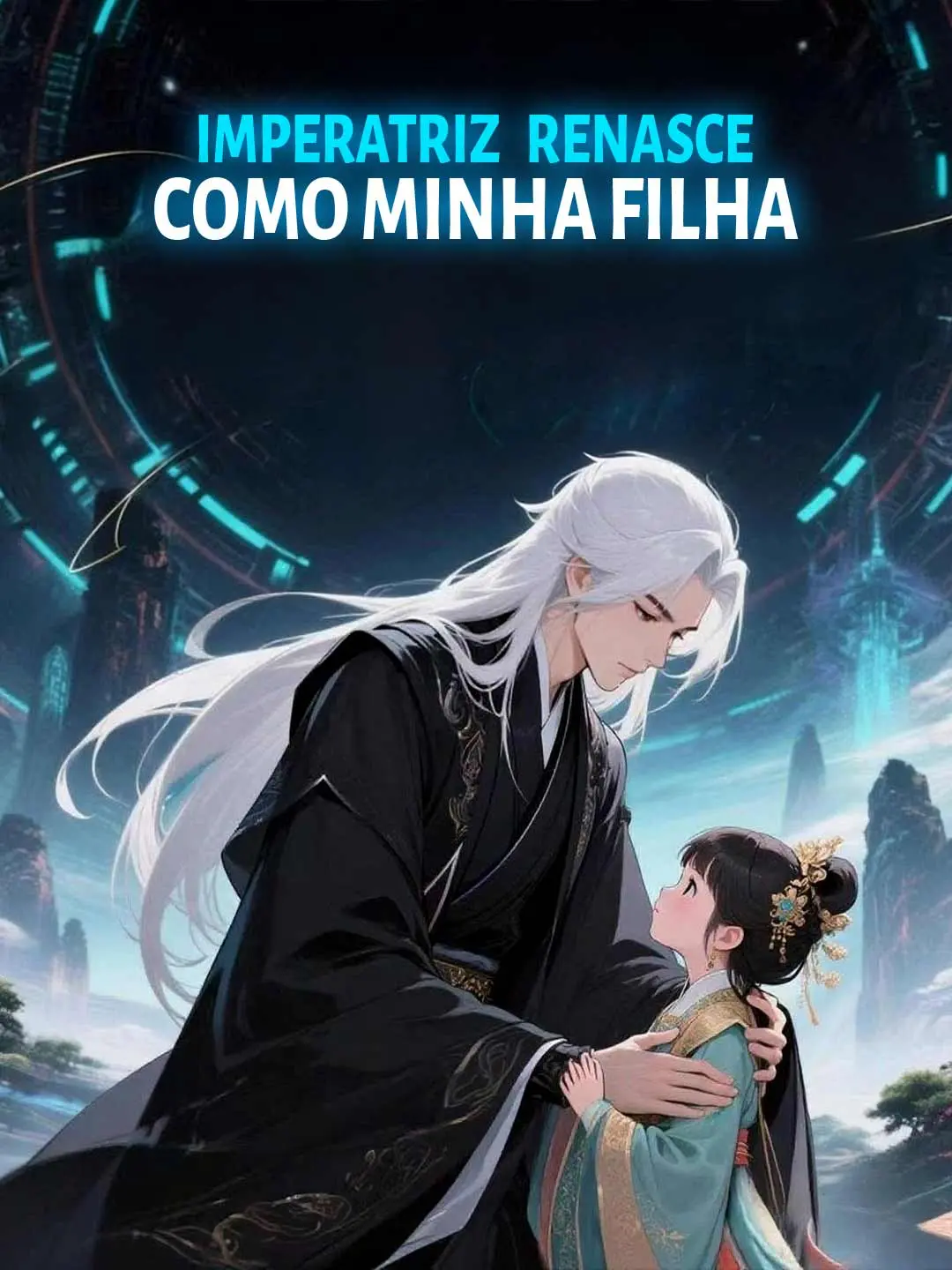 Capa da minissérie Imperatriz renasce como minha filha