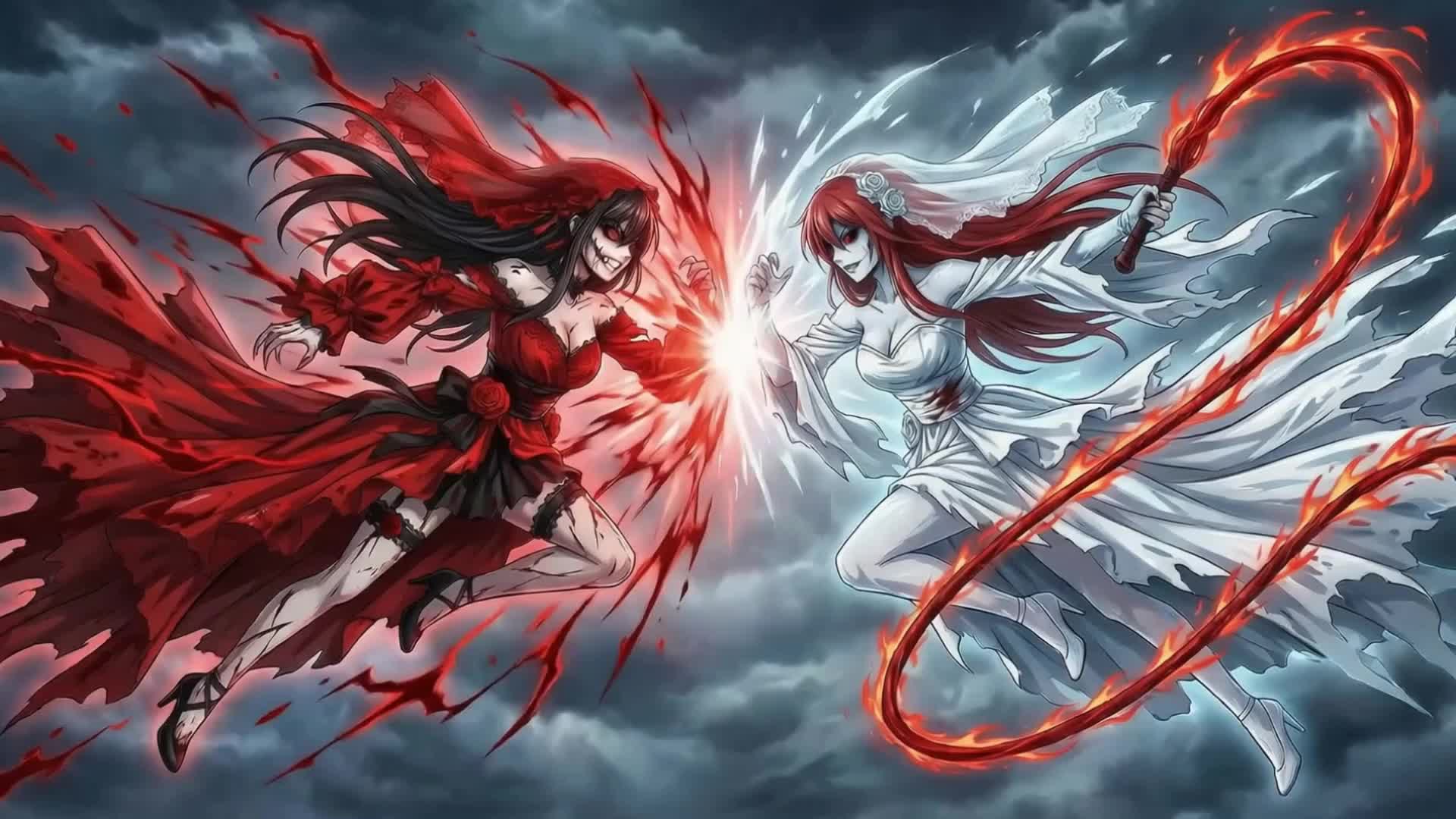 Episódio 13 de Isekai de terror, gêmeas fantasmas batem à porta