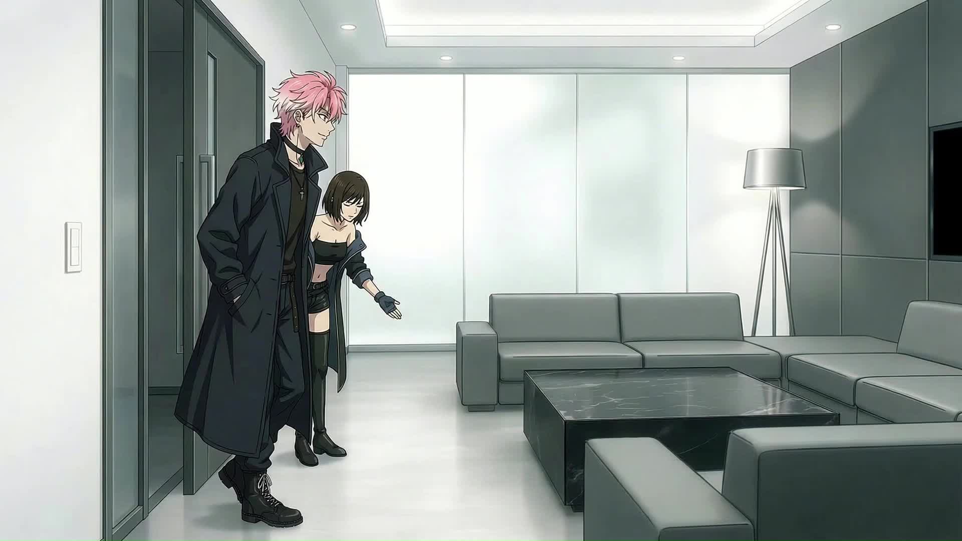 Episódio 17 de Isekai de terror, gêmeas fantasmas batem à porta