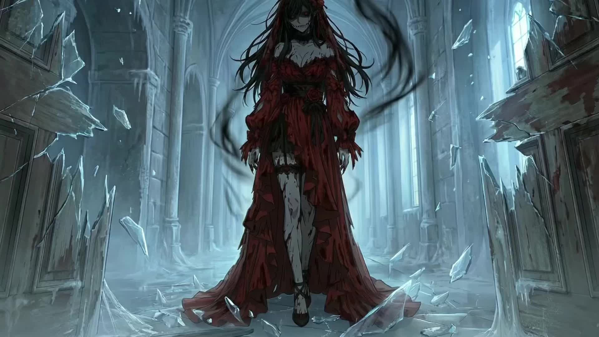 Episódio 2 de Isekai de terror, gêmeas fantasmas batem à porta