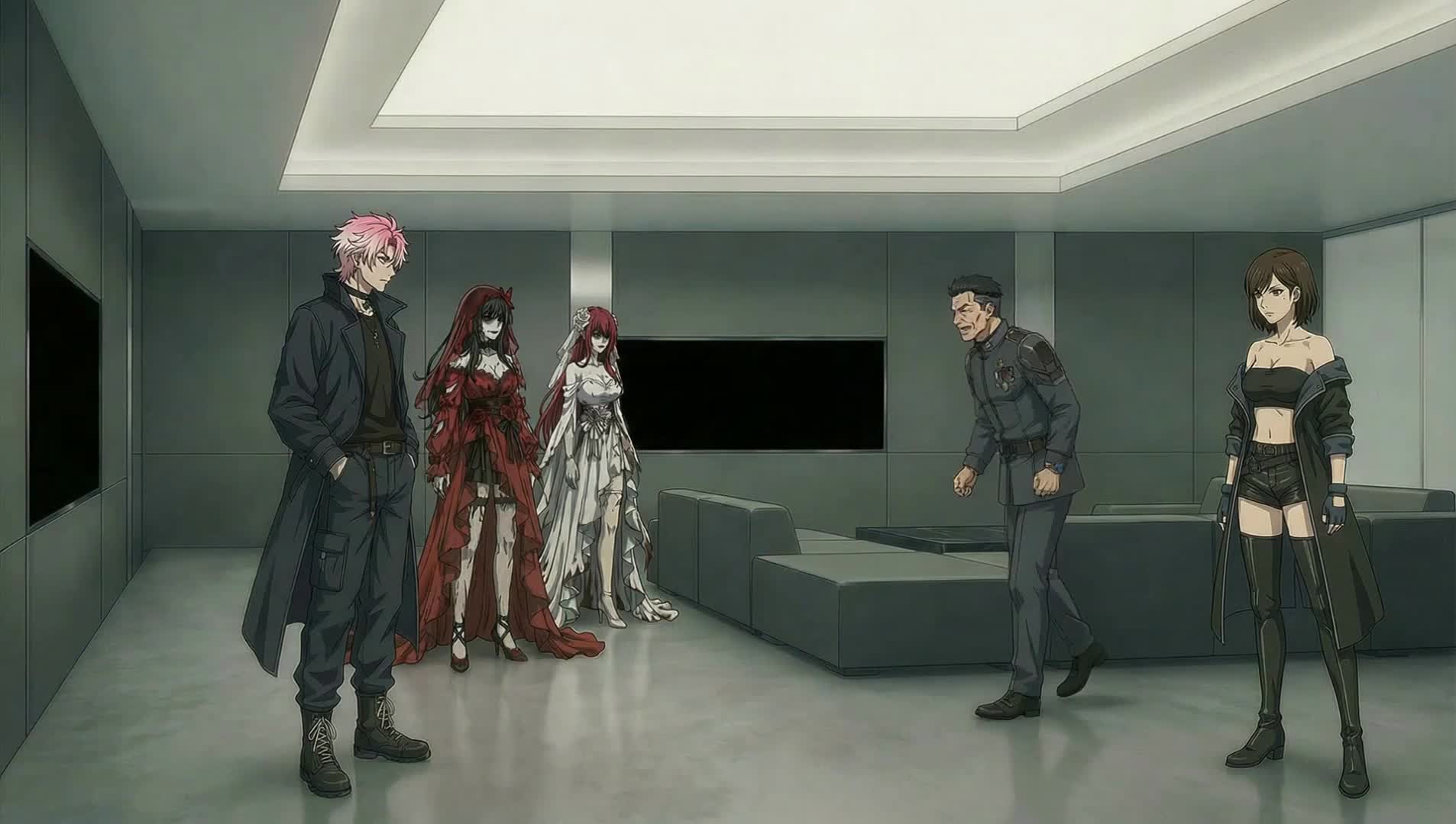 Episódio 20 de Isekai de terror, gêmeas fantasmas batem à porta