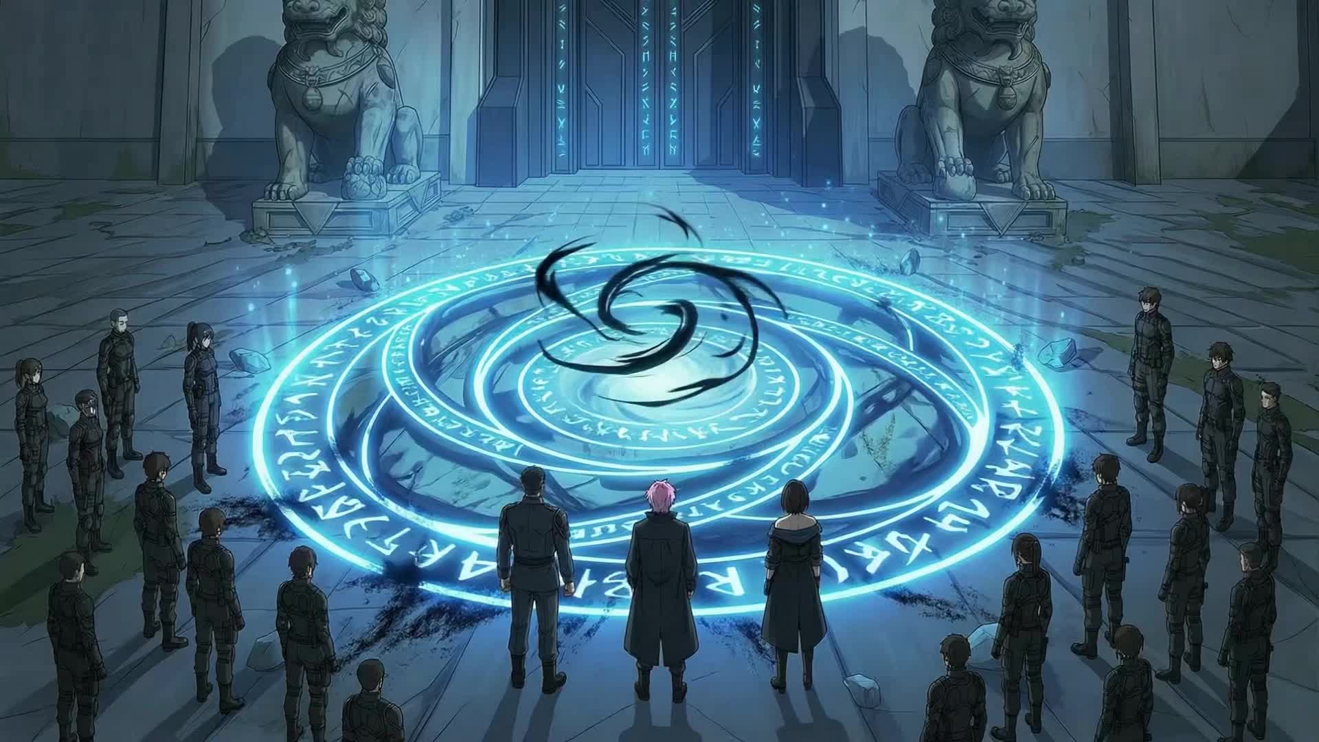Episódio 21 de Isekai de terror, gêmeas fantasmas batem à porta