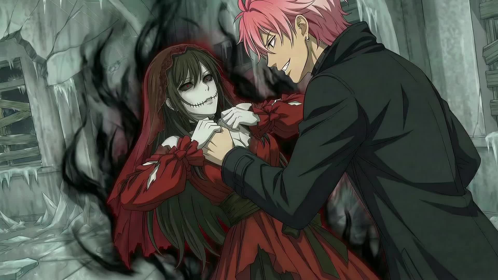 Episódio 3 de Isekai de terror, gêmeas fantasmas batem à porta