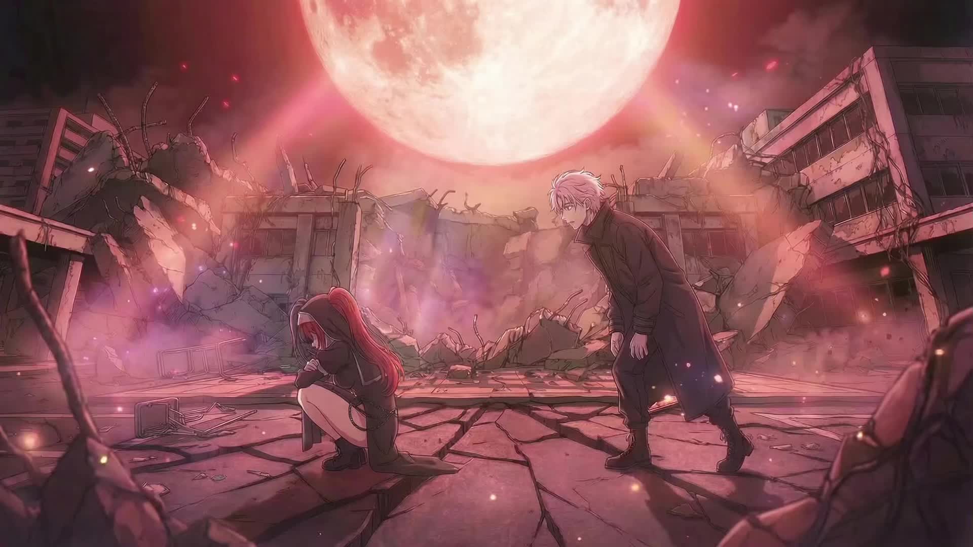 Episódio 32 de Isekai de terror, gêmeas fantasmas batem à porta