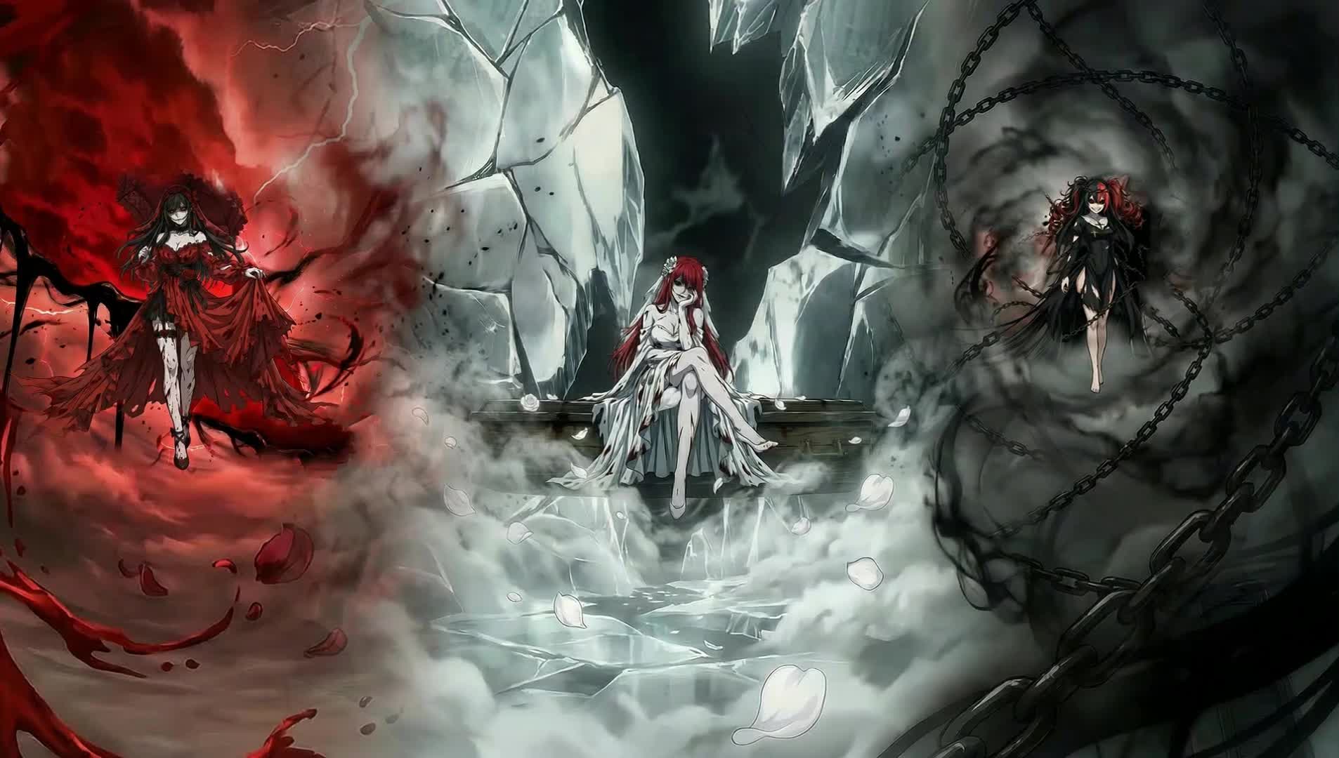 Episódio 36 de Isekai de terror, gêmeas fantasmas batem à porta