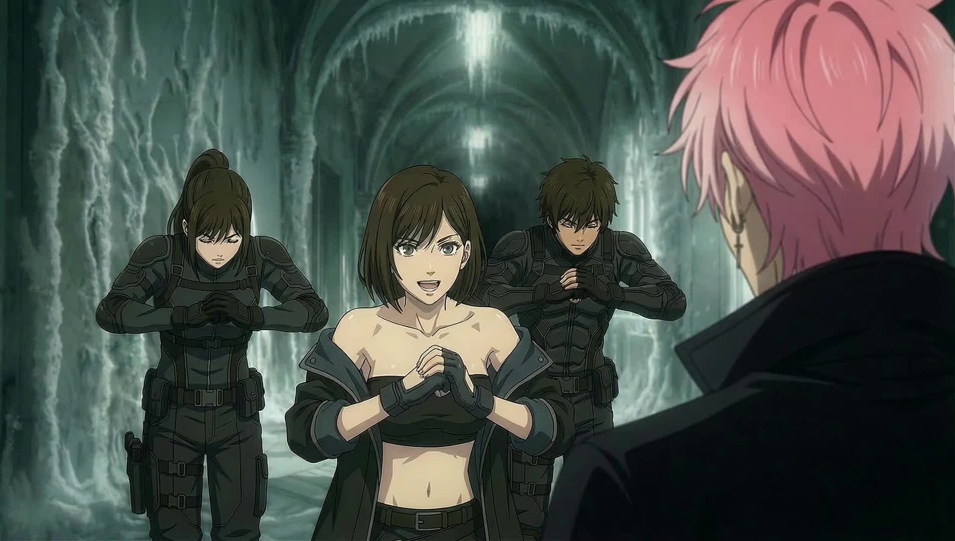 Episódio 9 de Isekai de terror, gêmeas fantasmas batem à porta