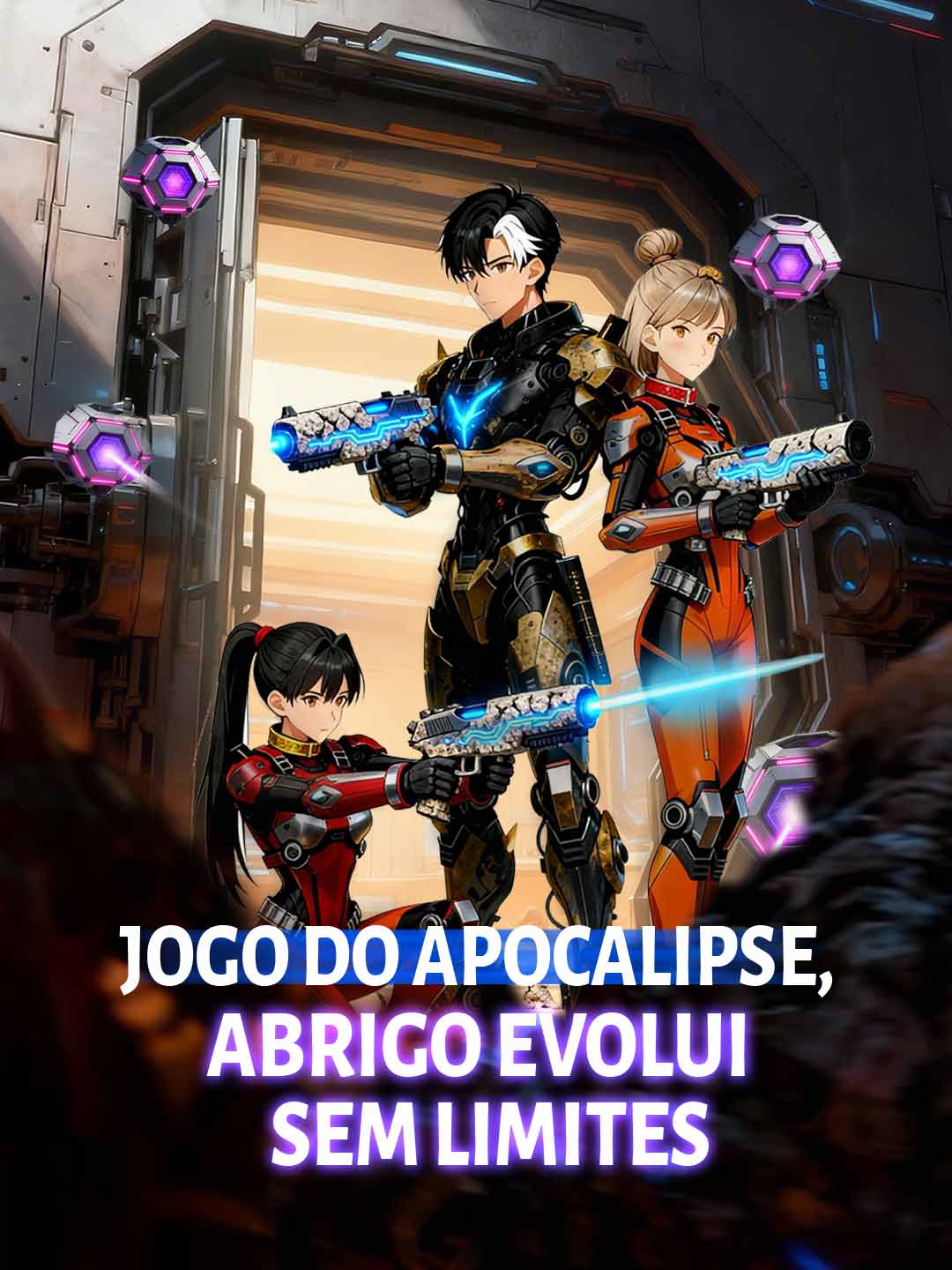 Capa da minissérie Jogo do apocalipse, abrigo evolui sem limites