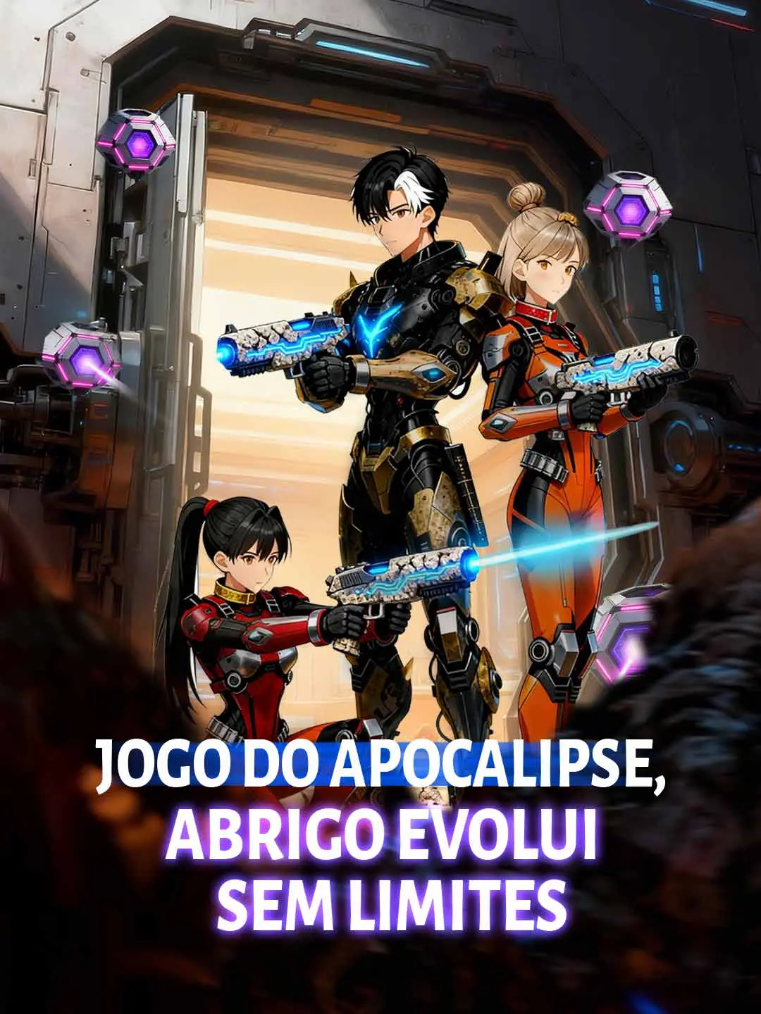 Capa da minissérie Jogo do apocalipse, abrigo evolui sem limites