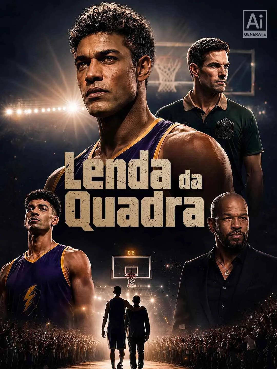 Capa da minissérie Lenda da Quadra