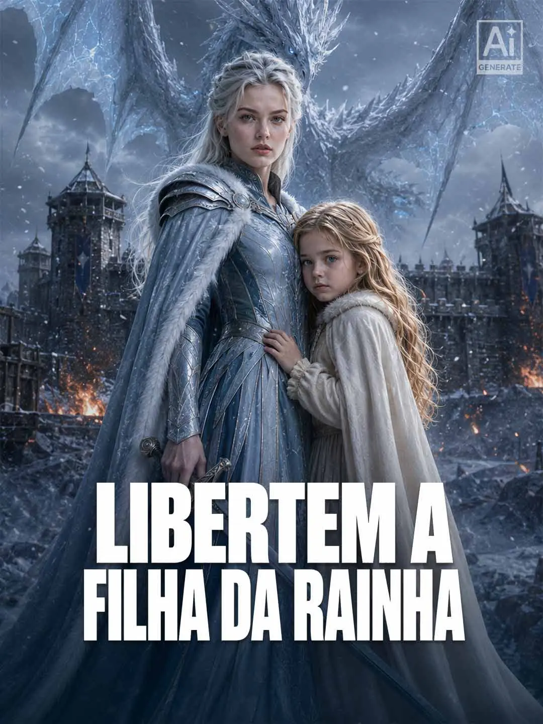 Capa da minissérie Libertem a Filha da Rainha