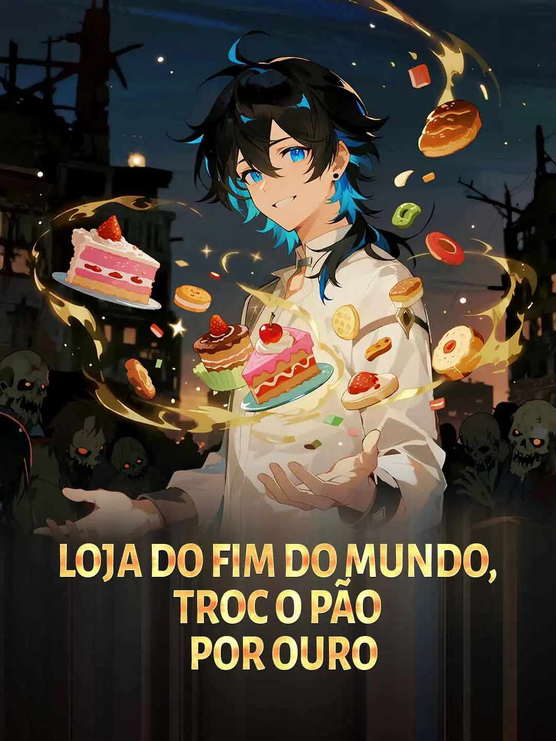 Capa da minissérie Loja do fim do mundo, troco pão por ouro