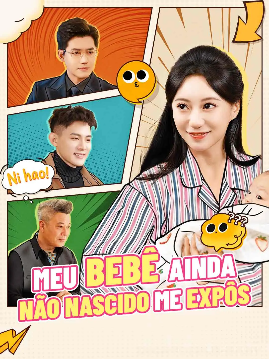 Capa da minissérie Meu Bebê Ainda Não Nascido Me Expôs