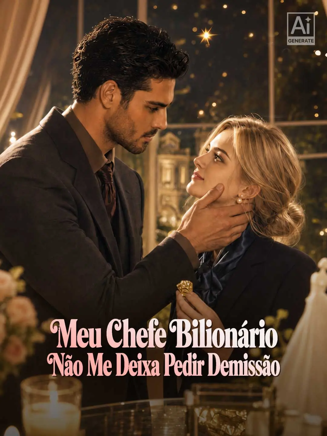 Capa da minissérie Meu Chefe Bilionário Não Me Deixa Pedir Demissão