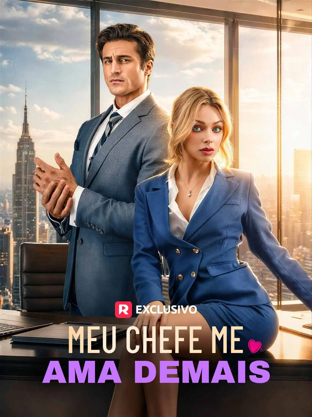 Capa da minissérie Meu Chefe Me Ama Demais