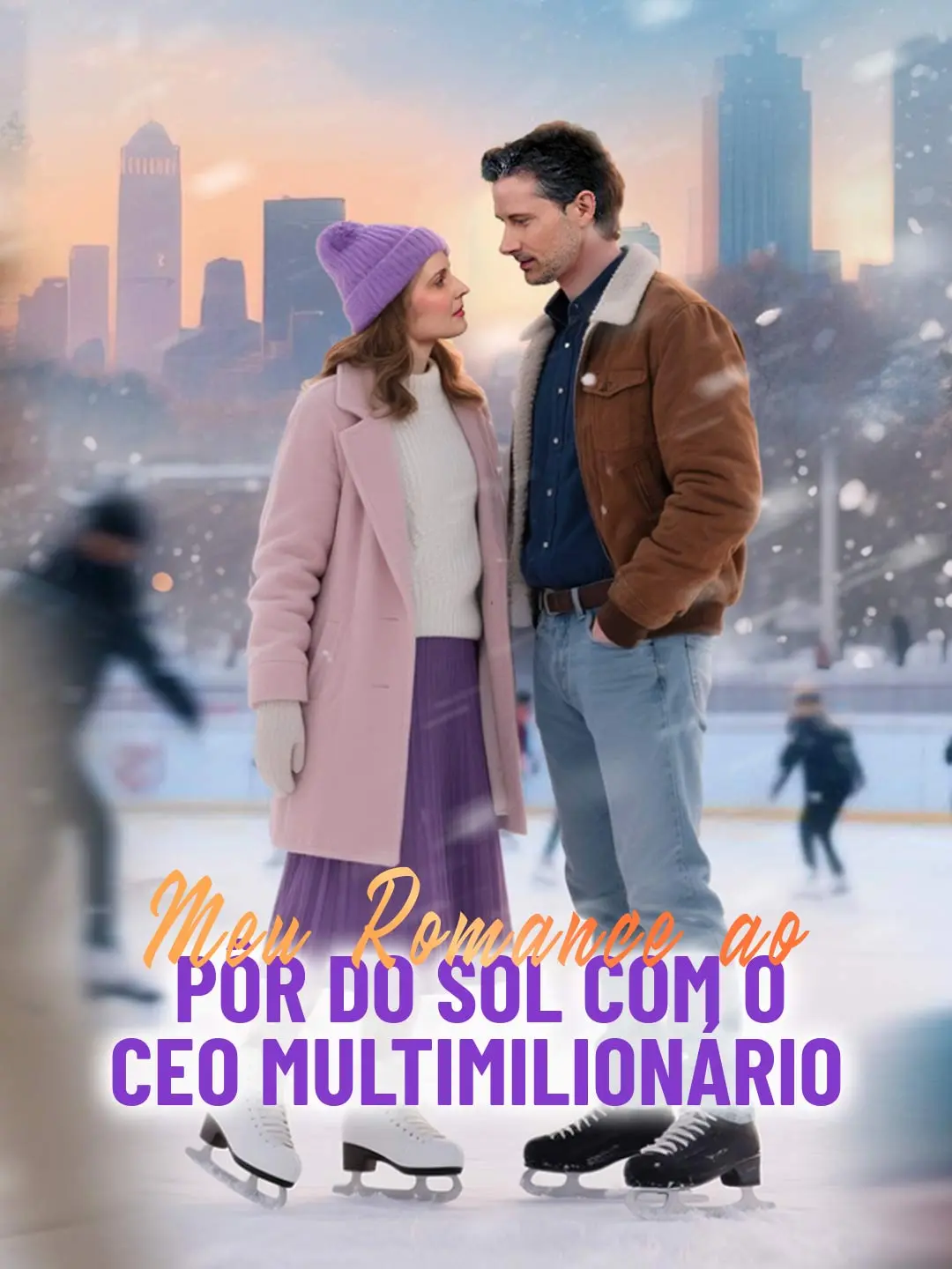 Capa da minissérie Meu Romance ao Pôr do Sol com o CEO Multimilionário