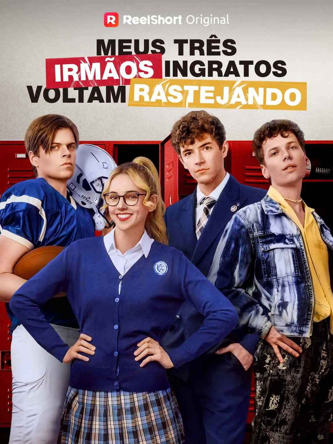 Capa da minissérie Meus Três Irmãos Ingratos Voltam Rastejando