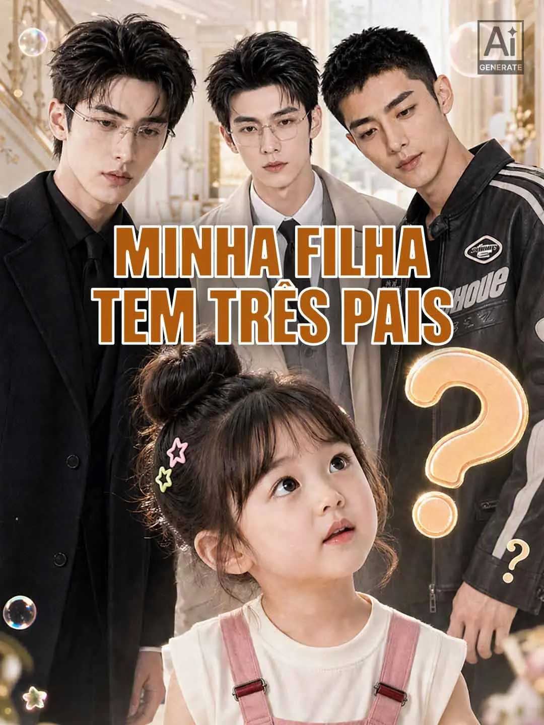 Capa da minissérie Minha Filha Tem Três Pais