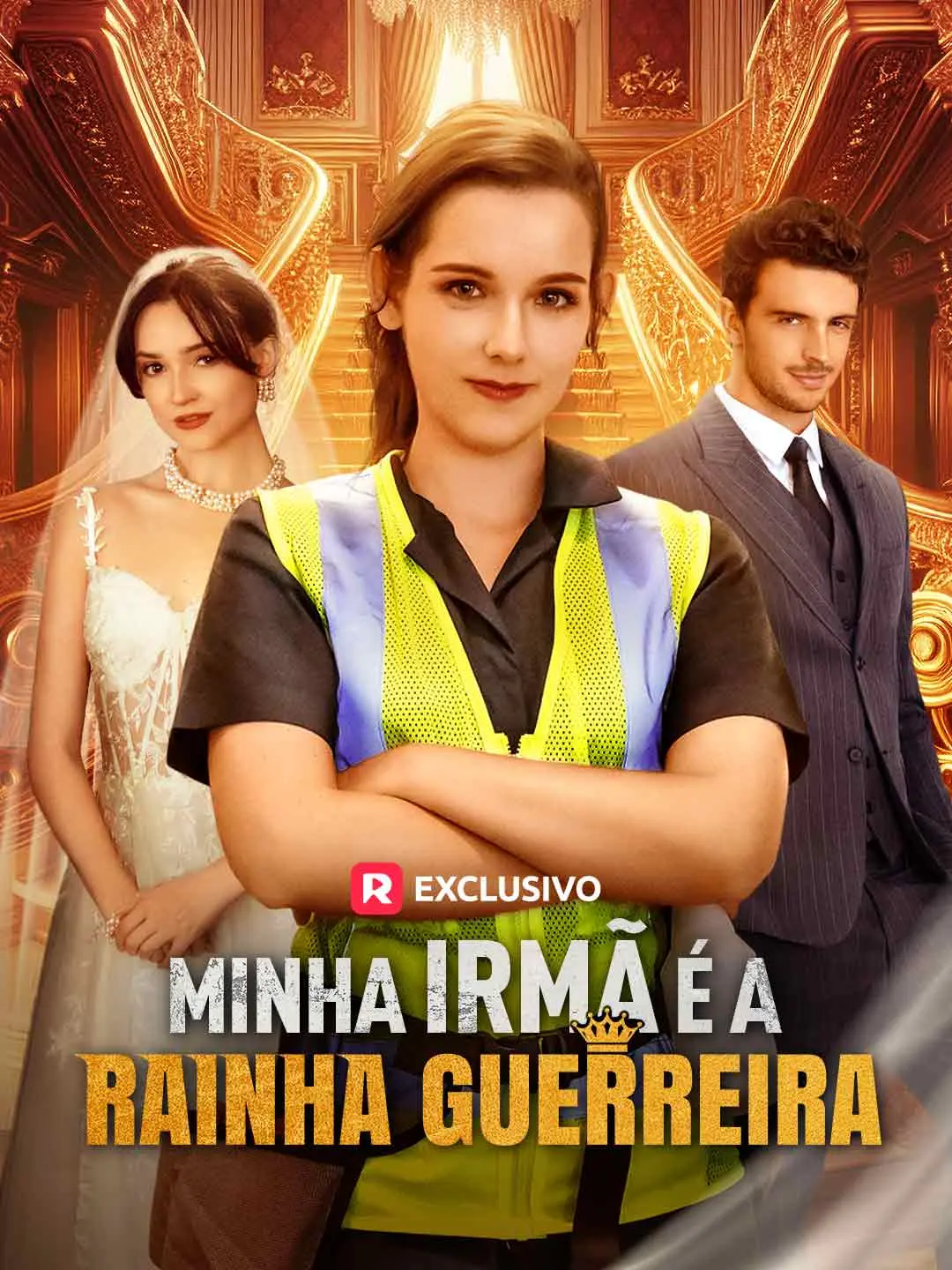 Capa da minissérie Minha Irmã é a Rainha Guerreira