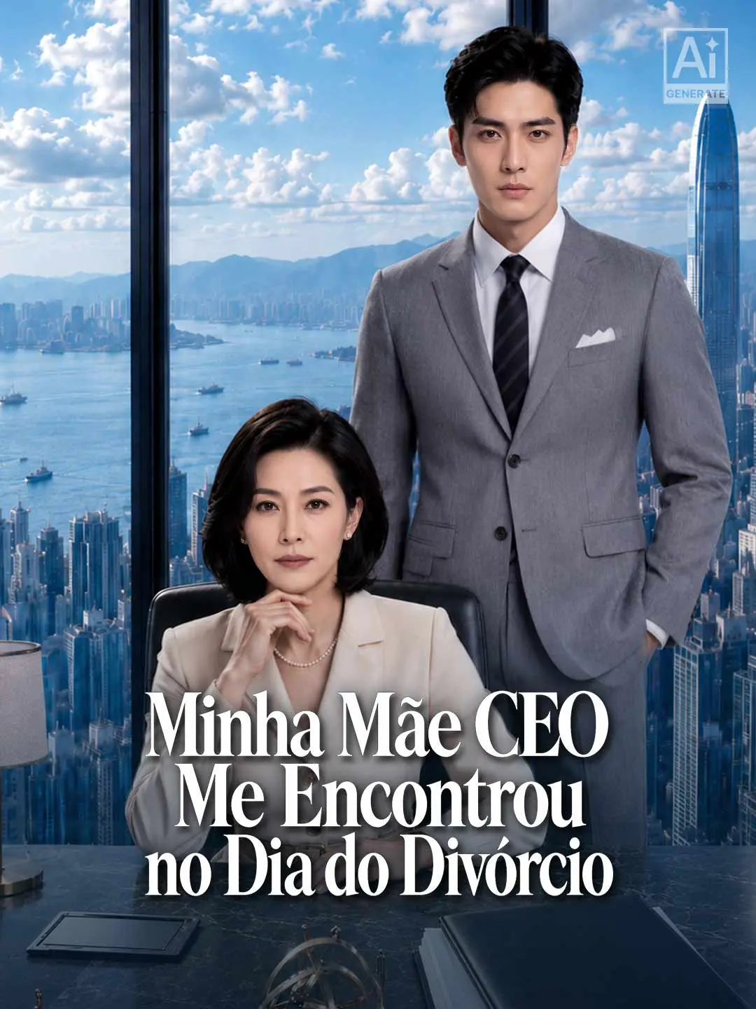 Capa da minissérie Minha Mãe CEO Me Encontrou no Dia do Divórcio