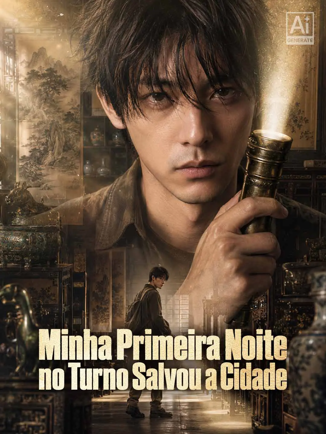 Capa da minissérie Minha Primeira Noite no Turno Salvou a Cidade
