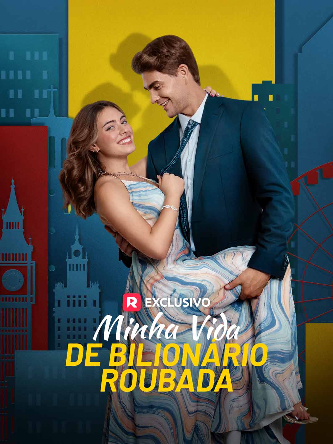 Capa da minissérie Minha Vida de Bilionário Roubada