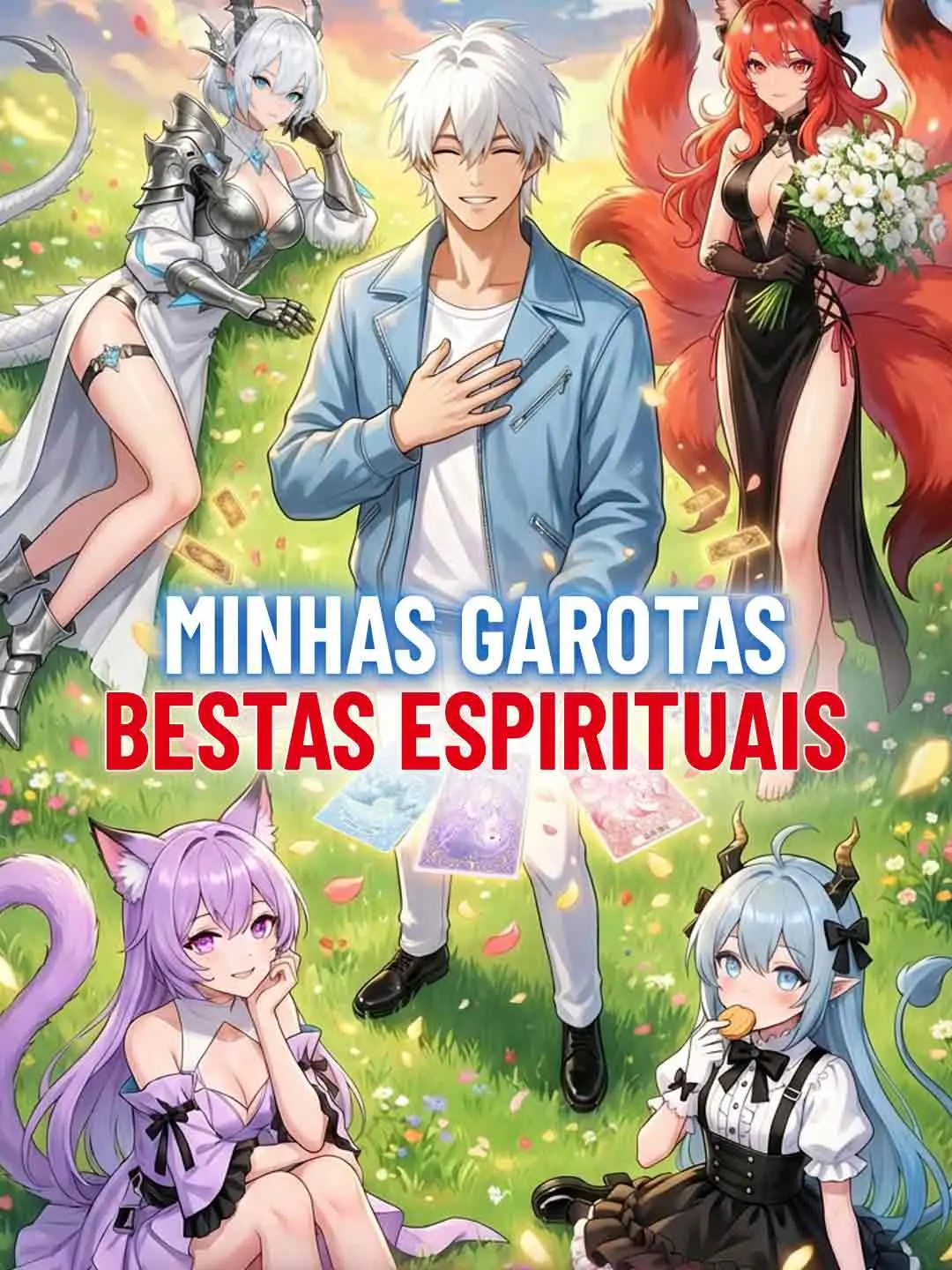 Capa da minissérie Minhas garotas bestas espirituais