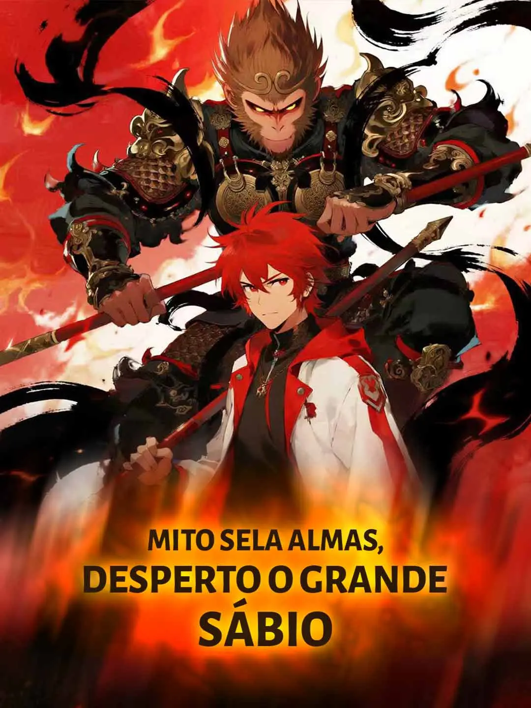 Capa da minissérie Mito sela almas, desperto o grande sábio