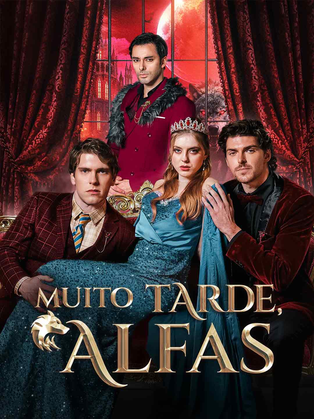 Capa da minissérie Muito tarde, Alfas