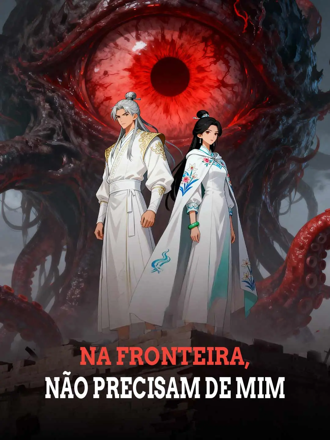 Capa da minissérie Na fronteira, não precisam de mim