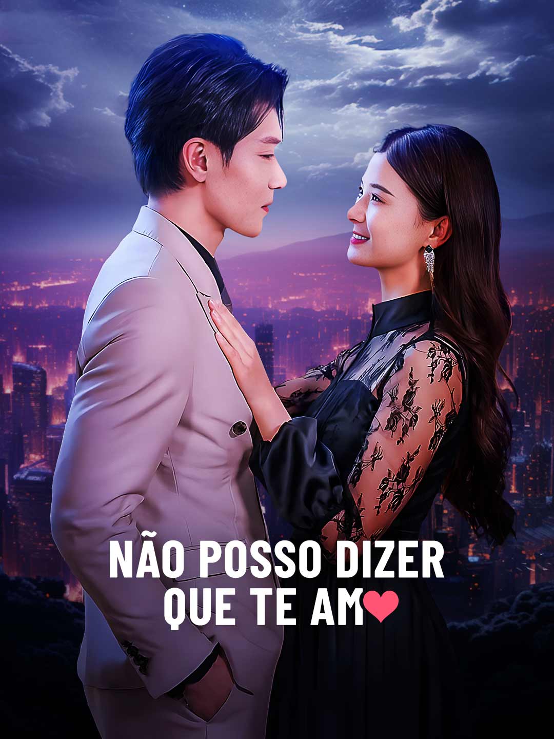 Capa da minissérie Não posso dizer que te amo