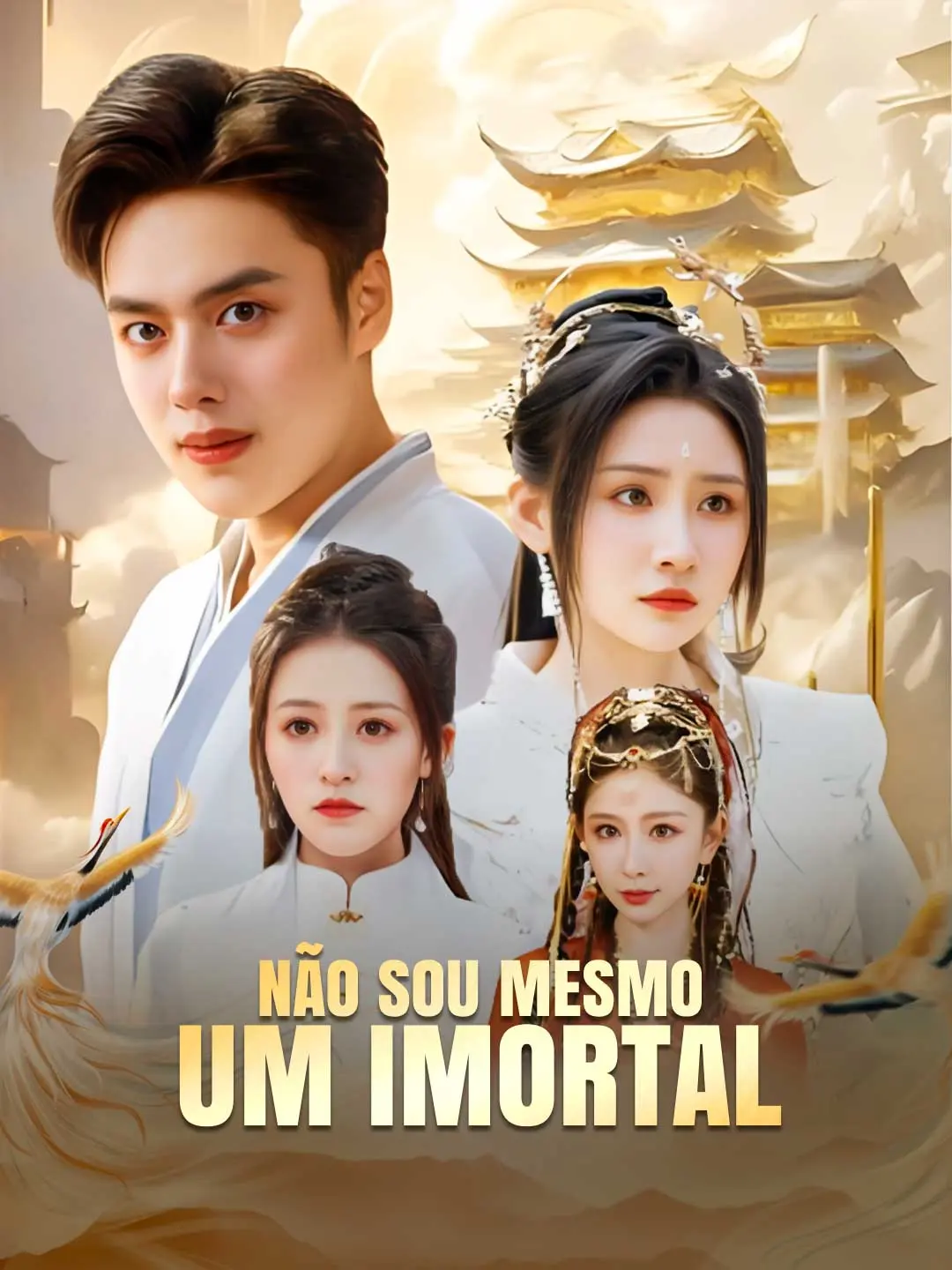 Capa da minissérie Não Sou Mesmo um Imortal