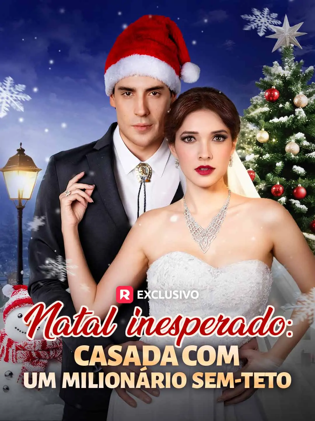 Capa da minissérie Natal Inesperado: Casada com um Mendigo Milionário
