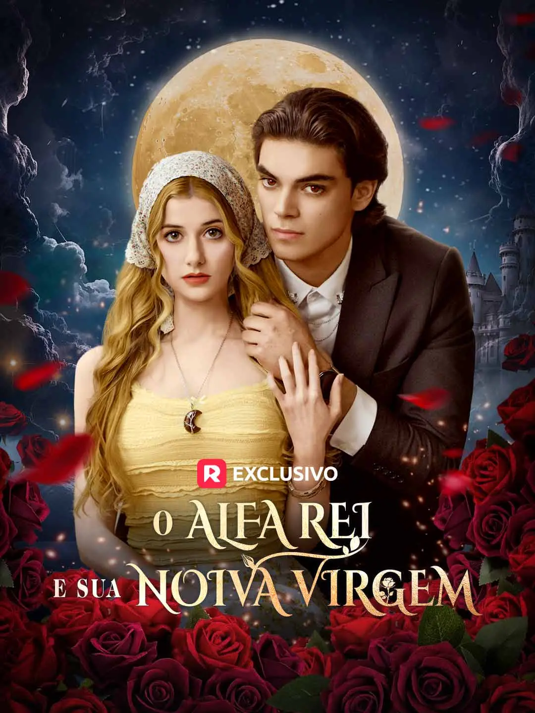 Capa da minissérie O Alfa Rei e sua Noiva Virgem