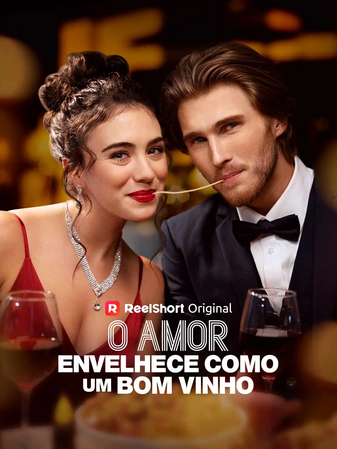 Capa da minissérie O amor envelhece como um bom vinho