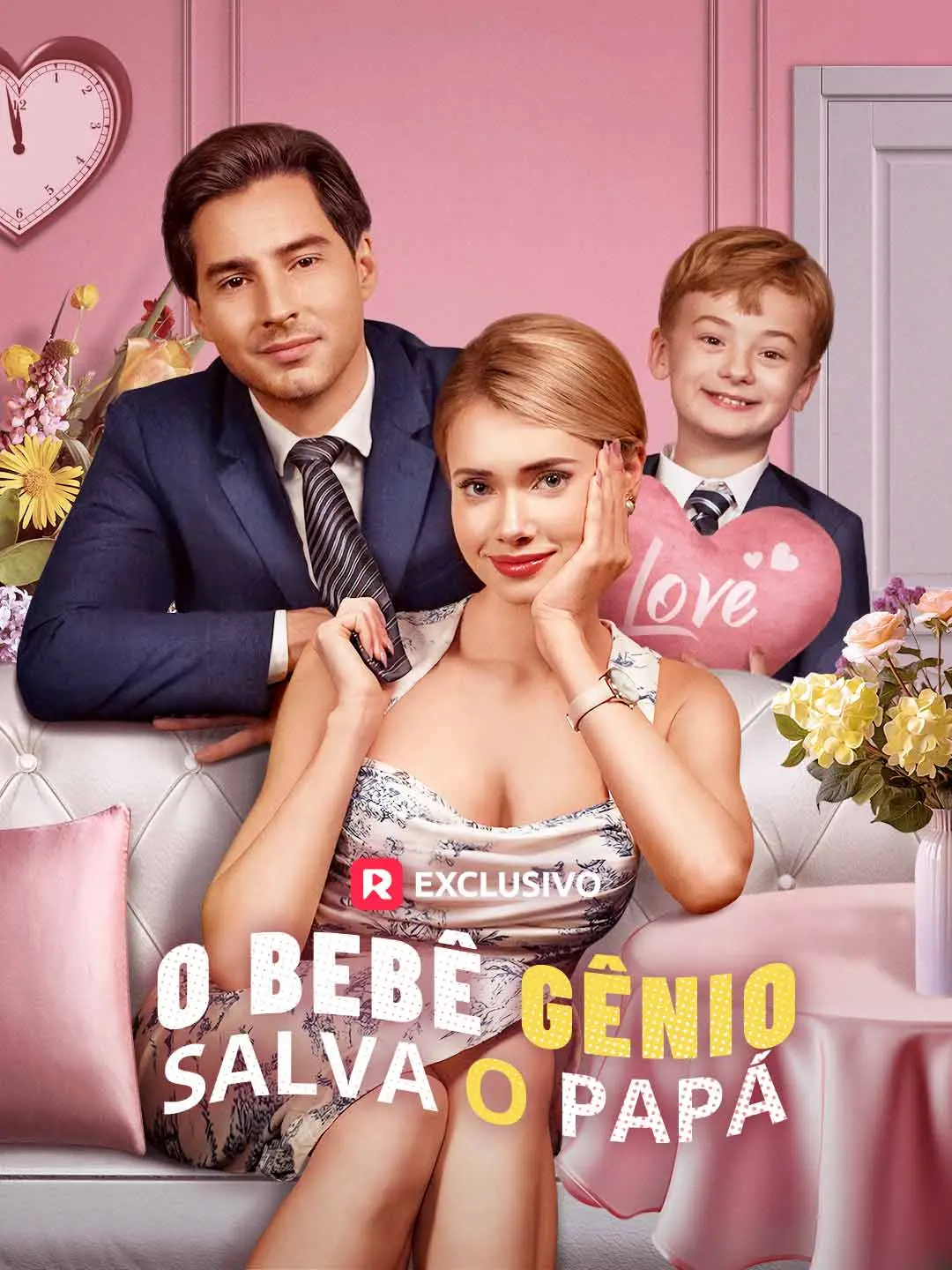 Capa da minissérie O Bebê Gênio Salva o Papá