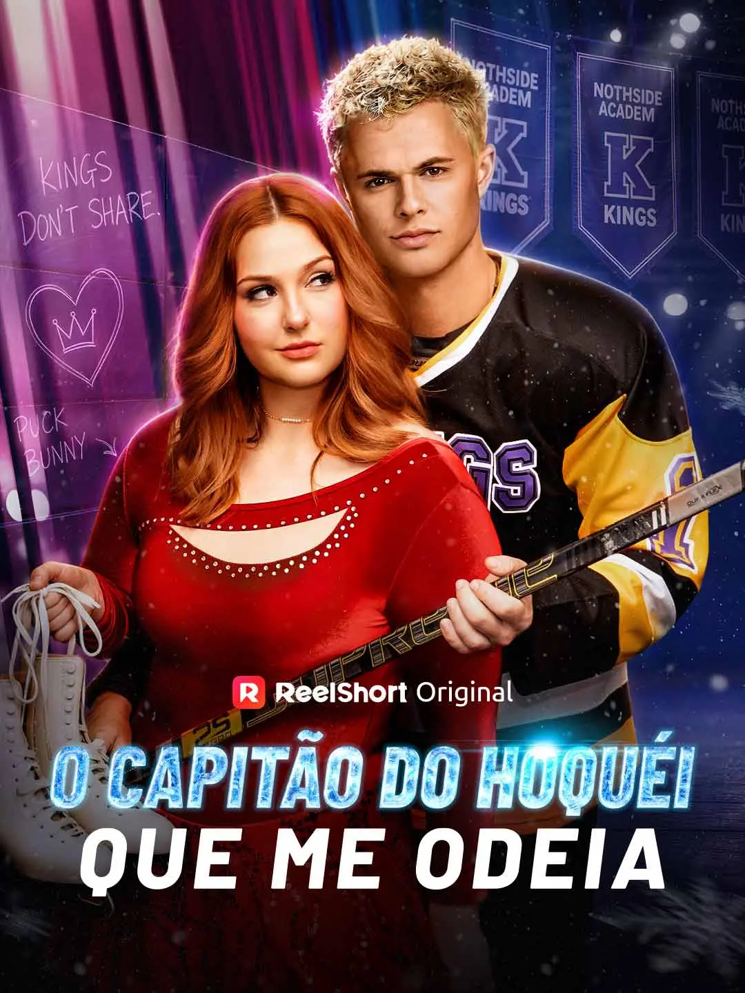 Capa da minissérie O Capitão do Hoquéi que Me Odeia
