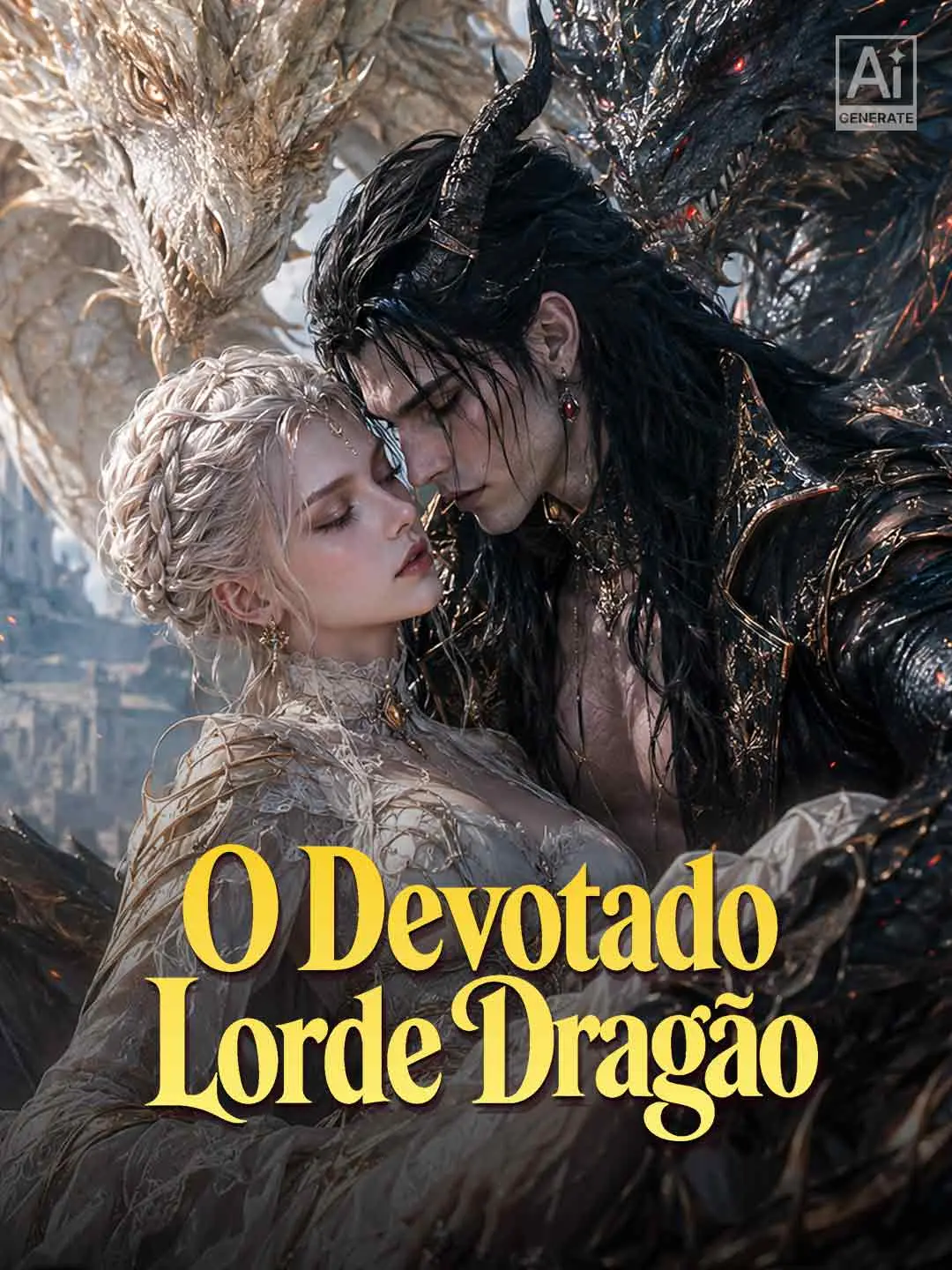 Capa da minissérie O Devotado Lorde Dragão