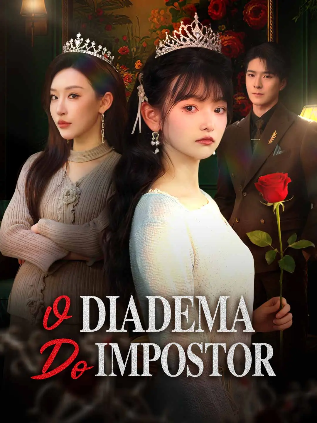 Capa da minissérie O Diadema do Impostor