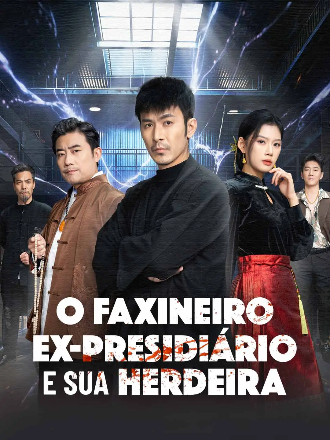 Capa da minissérie O Faxineiro Ex-Presidiário e Sua Herdeira