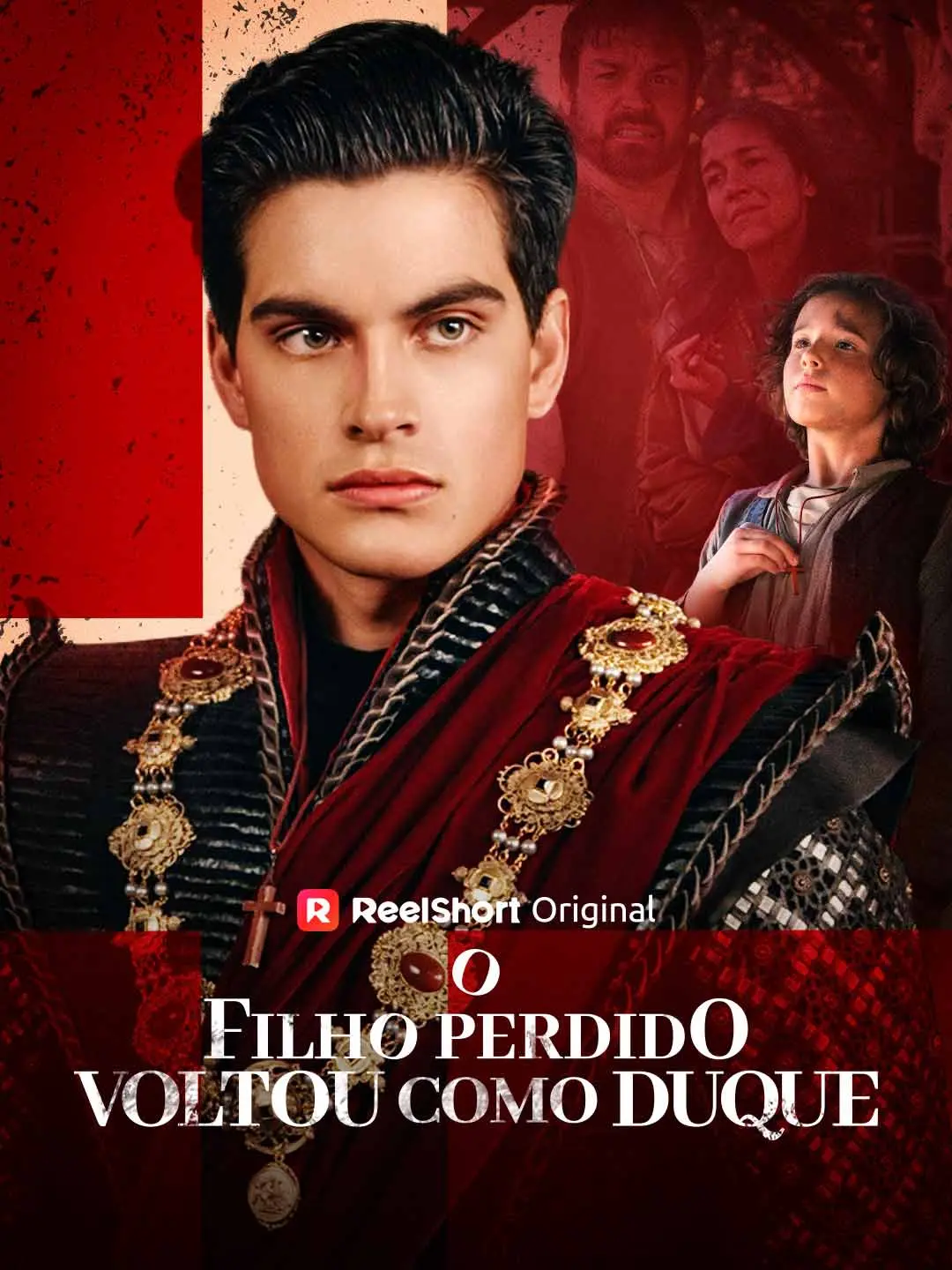 Capa da minissérie O filho perdido voltou como Duque