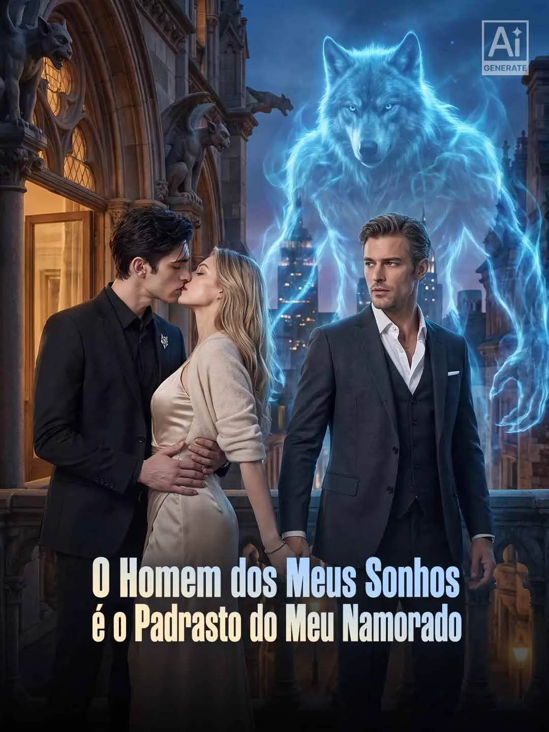 Capa da minissérie O Homem dos Meus Sonhos é o Padrasto do Meu Namorado