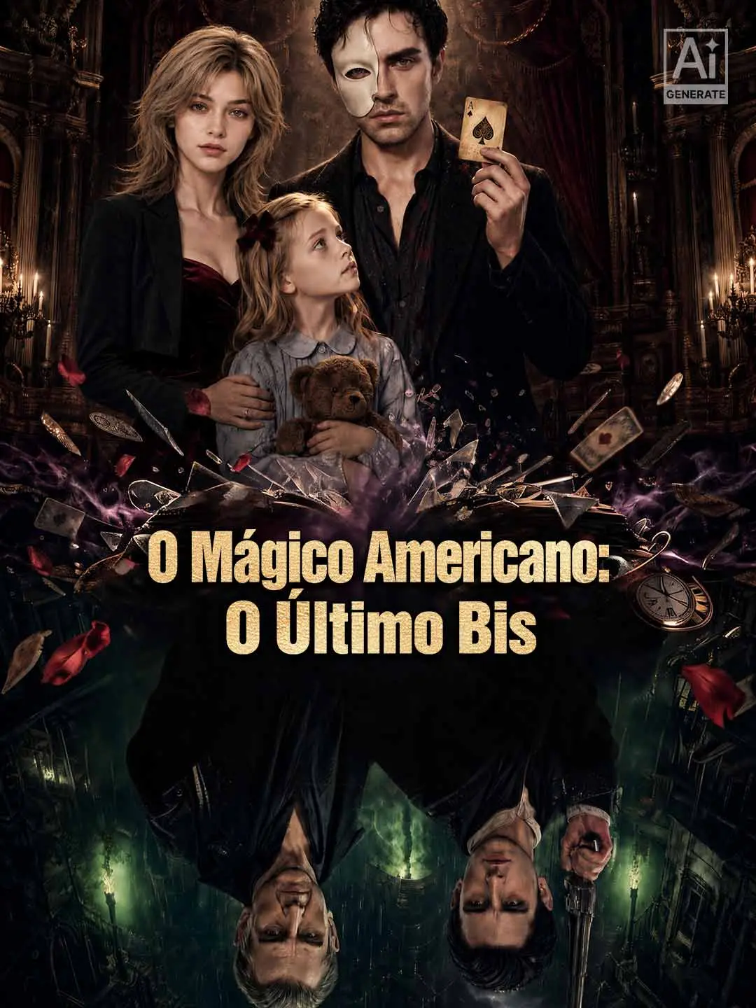 Capa da minissérie O Mágico Americano: O Último Bis
