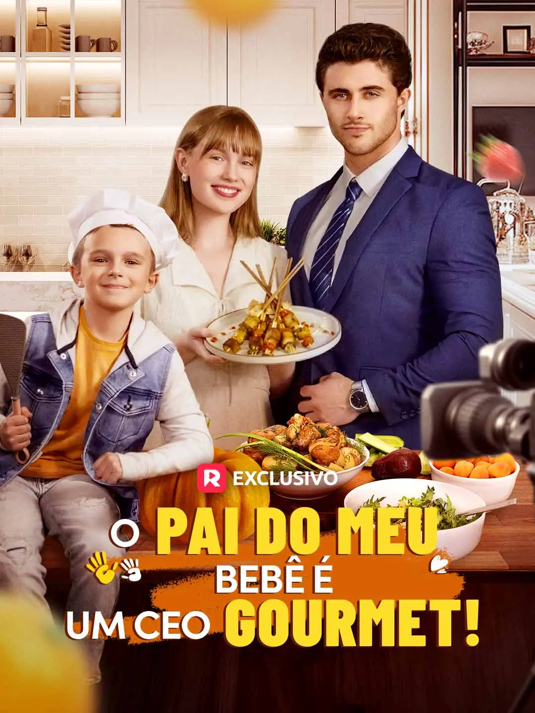 Capa da minissérie O Pai do meu Bebê é um CEO Gourmet!