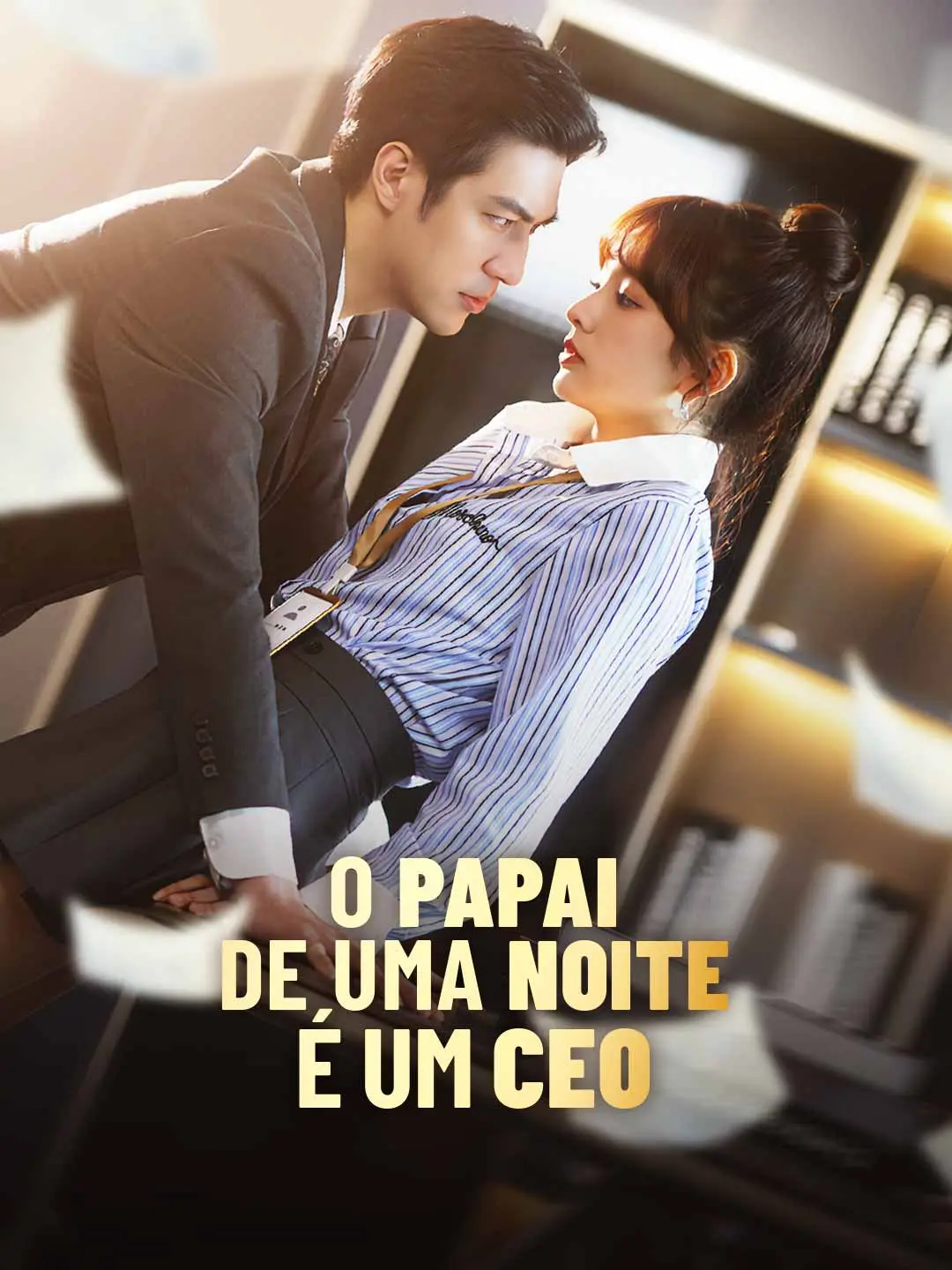 Capa da minissérie O papai de uma noite é um CEO