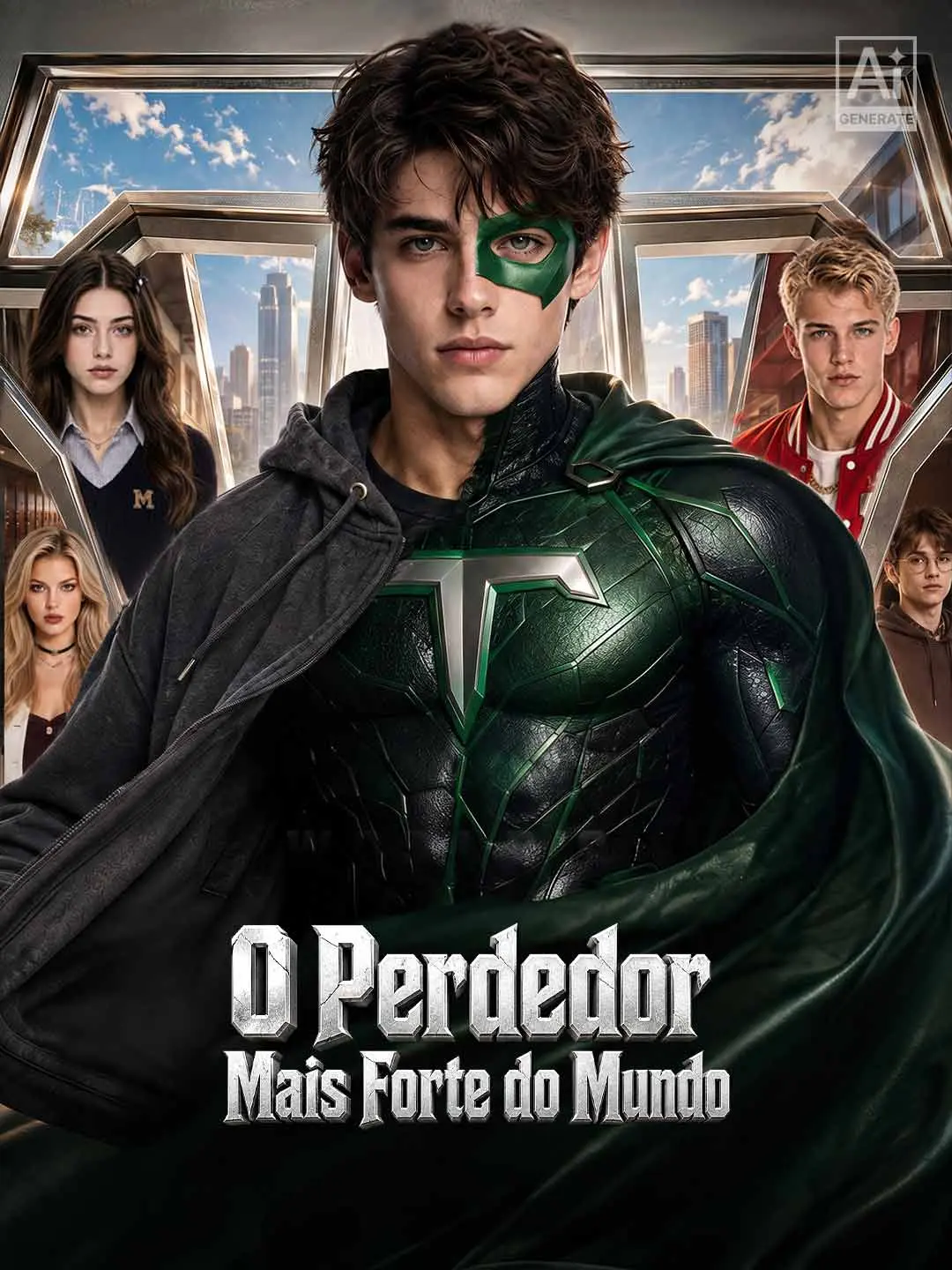 Capa da minissérie O Perdedor Mais Forte do Mundo