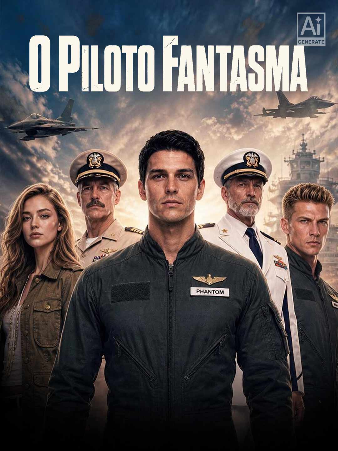 Capa da minissérie O Piloto Fantasma
